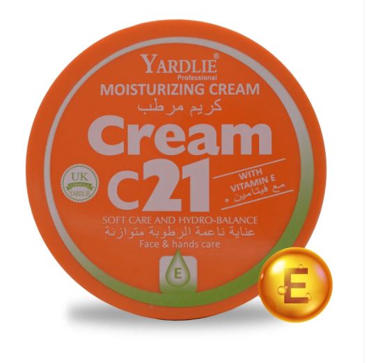 Yardlie C21 Moisturizing cream with Vitamin E 200g.